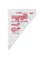 Generic 100-Piece Disposable Plastic Piping Bag For Cake Decoration White 38X24X35cm