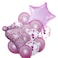 It's A Girl Foil Balloon HB-G-14 Multicolour 14 PCS