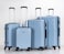 Set of 4 ABS Trolley Luggage With Number Lock 20,24,28,32 Inches