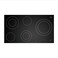 BOJ 90CM Vitro Ceramic HOB VCH-590S, Front Touch Control, Black Frameless, 3 Dual Highlight Zones, Easy to Clean Ceramic Glass, Made In Italy