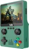 X6 Handheld Game Console, Retro Game Console Built-in 32GB 10000+ Classic Games, 3.5-inch OCA IPS Screen, Dual 3D Joystick, 11 Emulators, Handheld Gaming Console Support TV Output, Green