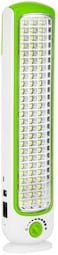 Geepas LED Emergency Lantern With Solar Panel, GE53032, Energy Efficient Design, 75 Pieces Hi-Power LEDs, And 5 Hours Working, Perfect For Indoor And Outdoor Use, Green And White - 2 Year Warranty