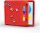 Moxedo Rugged Protective EVA Silicone Kids Case Cover, Shockproof DIY 3D Cartoon Pattern With Pencil Holder, Stand And Handle Grip Compatible For Apple iPad 2022 (10th Gen) 10.9 inch (Red)