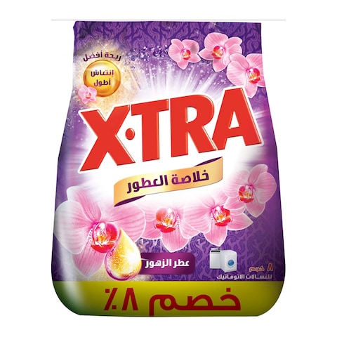 Xtra Automatic Powder Detergent With Flowers - 8 Kg