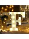 Voberry Alphabet Led Letter Lights Light Up Plastic Letters Standing Hanging A White 22X18X4.5cm