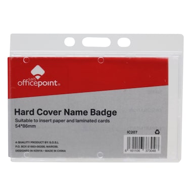 OP NAME BADGE HARD COVER (03NBG1008