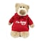 Mascot Bear with Red Hoodie I'm Sorry 28cm