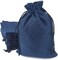 Red Dot Gift 50-Packed Burlap Bags With Drawstring Gift Jute Bags Used For Gift Packing (Blue, 13*18cm)