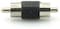 RCA Male to Male RCA Inline Coupler Inline Plug AV Adapter M/M Converter Connector for CCTV Camera (PACK OF 2)