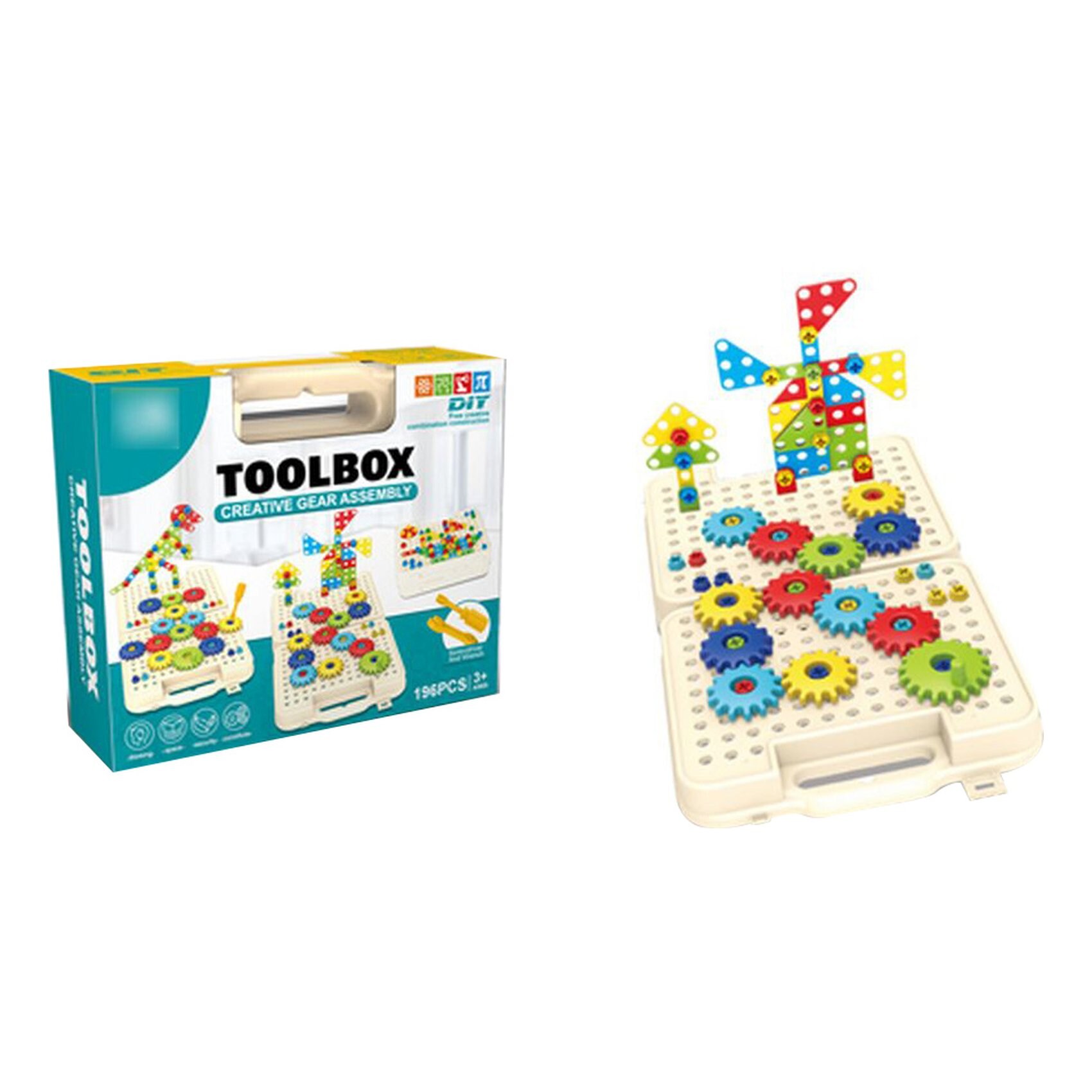Tools Box Block Block Buy Hk Tool Box Building Blocks Multicolour Set of 196 Online ...