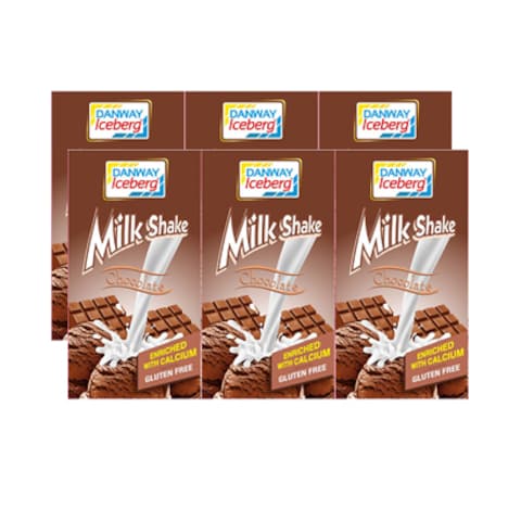 Danway Iceberg Milkshake  Chocolate 125ML X6