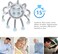 Lyhd Electric Head Massager Scalp Neck Massager For Full Body Spa Therapy Healing With Soft Resin Finger And Battery Operation Anti-Static Scalp Massager For Headache Stress Release