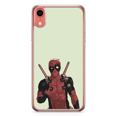 Loud Universe-Funny Dead Pool Phone Case ACtion Dead Pool iPhone XR Case Transparent edge Transparent edge iPhone XR Cover