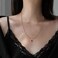 Aiwanto Necklace for Women's Rose Gold Necklace