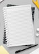 Lowha Spiral Notebook With 60 Sheets And Hard Paper Covers With Pomegranates Branches Drawing Design, For Jotting Notes And Reminders, For Work, University, School