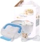 Generic Electric Lunch Box Portable Electric Heating Food Container With Spoon Food Warmer
