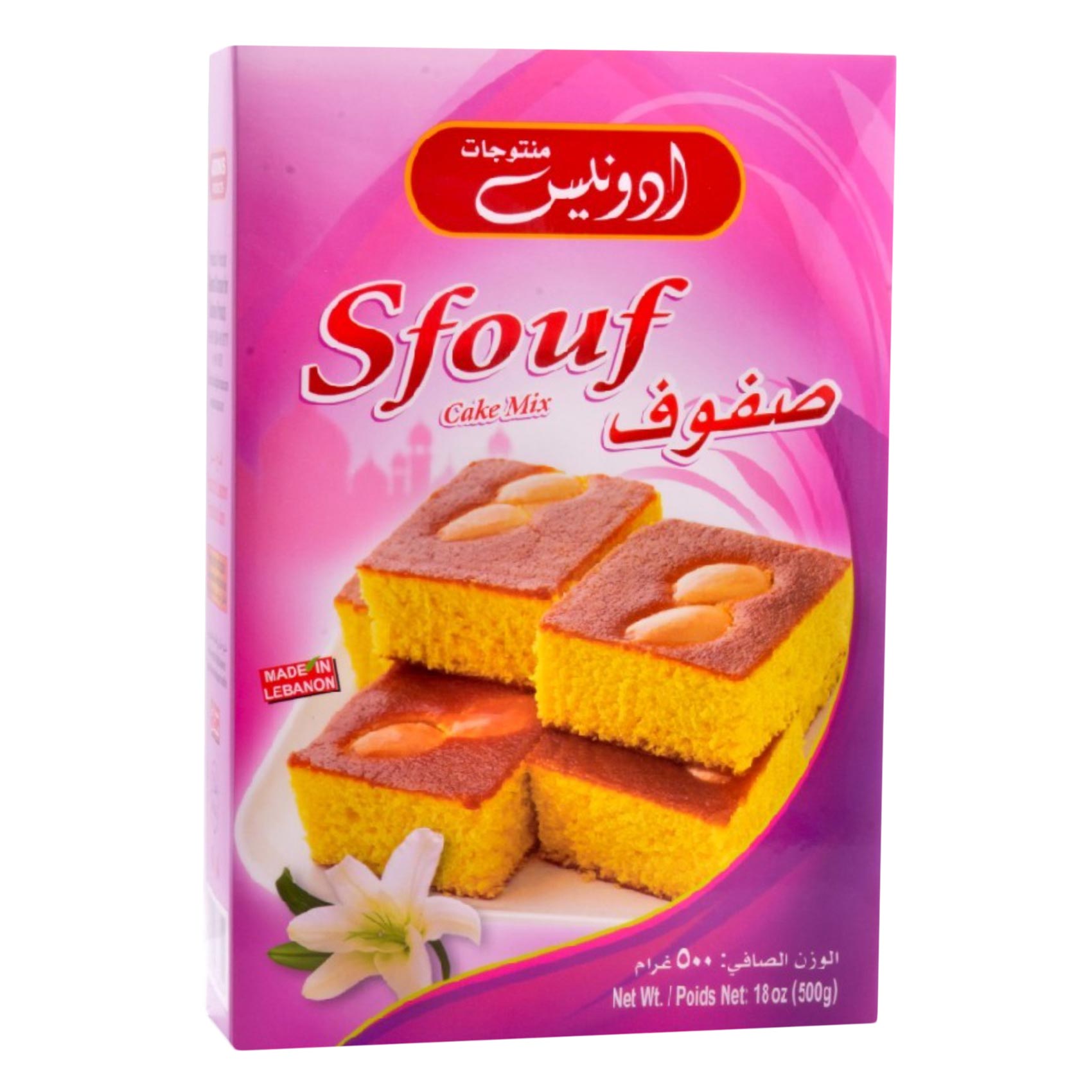 Adonis Sfouf Instant Cake Mix 500g