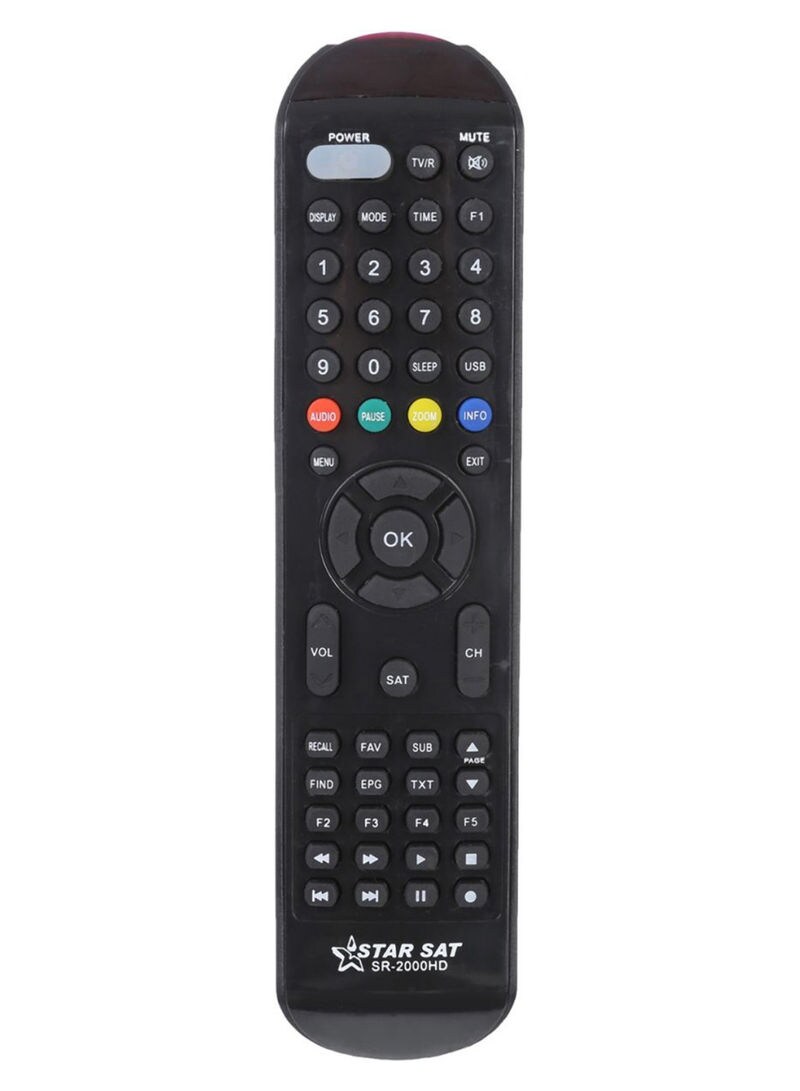 Buy Star Sat Tv Receiver Remote Control Black Online | Carrefour UAE