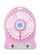 Generic 3 Speed Mini Portable LED USB Fan H21004P Pink