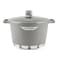 Life Smile 28CM Nonstick Granite Coated Stock Pot - Superior Heat Transfer, Fat-Free Cooking