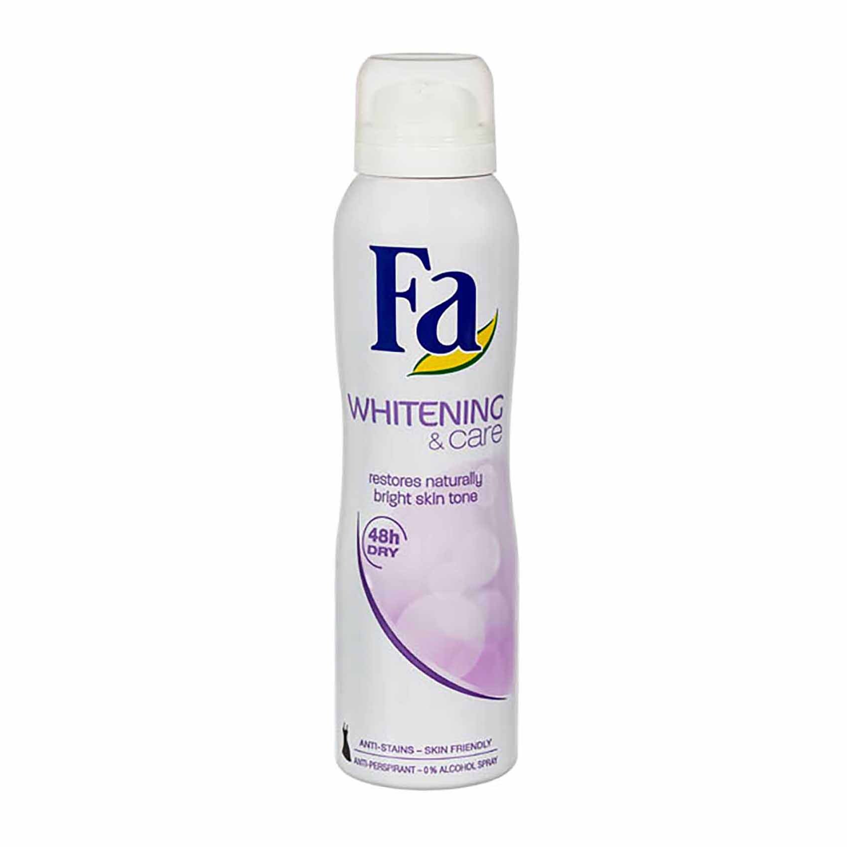 Fa Spray Buy FA SPRAY DEO WHITE&CARE 150ML Online | Carrefour Egypt
