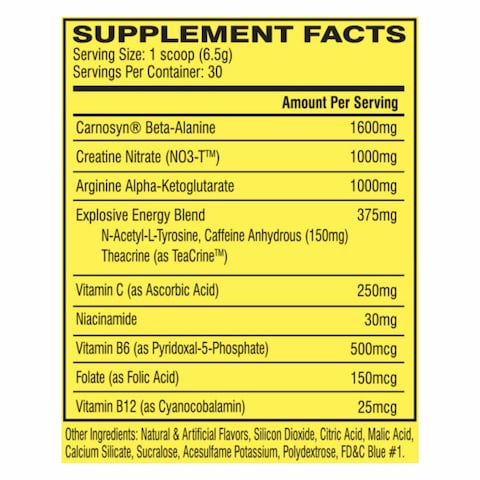 Cellucor C4 Original Icy Blue Razz Pre Workout Powder 180g