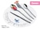 Dessini 148 Pcs Cutlery Set Silver
