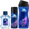 Adidas UEFA V Eau de Toilette, 100 ml + Shower Gel, 250 ml + Deodorant Body Spray, 150 ml