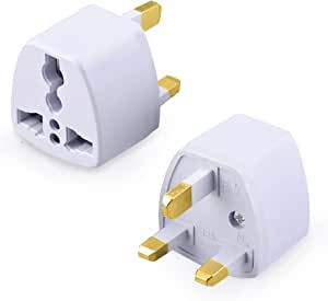 Buy Universal Power Plug for UAE/KSA/UK/HK, 3 Pin Travel Adapter, Power ...