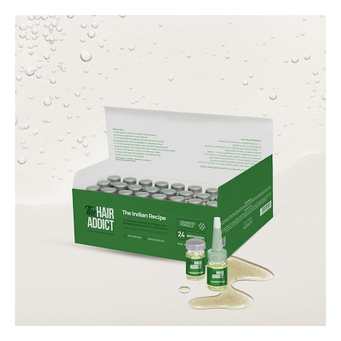 The Hair Addict The Indian Recipe Hair Growth Oil Vials 10ml Pack of 24