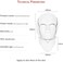 Chengzhoudedianpu LED Face Mask, 7 Colors Therapy Mask For Anti Aging Acne Therapy Skin Rejuvenation Skin Tightening Beauty Spa Light Treatment
