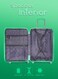 ParaJohn Luggage Sets 3 Piece With Trolley Set With Lightweight Polypropylene Shell 8 Spinner Wheels For Travel, Green