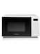 Hisense Digital Solo Microwave Oven Automatic Defrost, 9 Auto Cook Menus, Clock &amp; Timer, Easy Clean 20L, 700W, H20MOWS4, White