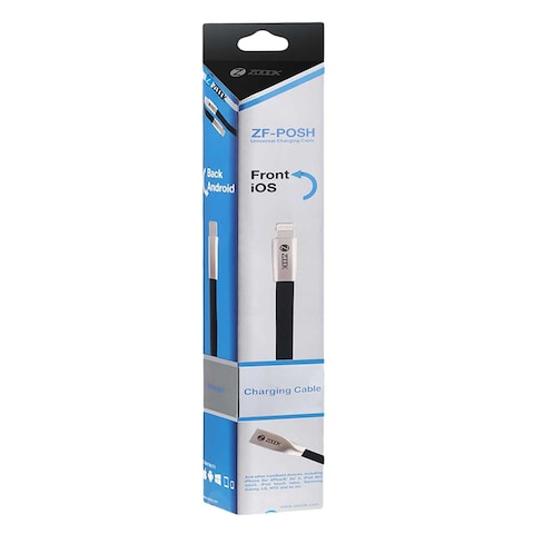 Zoook ZF-POSH Universal Data Charging Cable Black