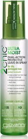 Giovanni 2Chic Ultra-Moist Dual Action Protective Leave-In Spray, 4 Oz. - Protects From Heat Styling Breakage, Avocado &amp; Olive Oil, Aloe Vera, Shea Butter, Botanical Extracts, No Parabens, Color Safe