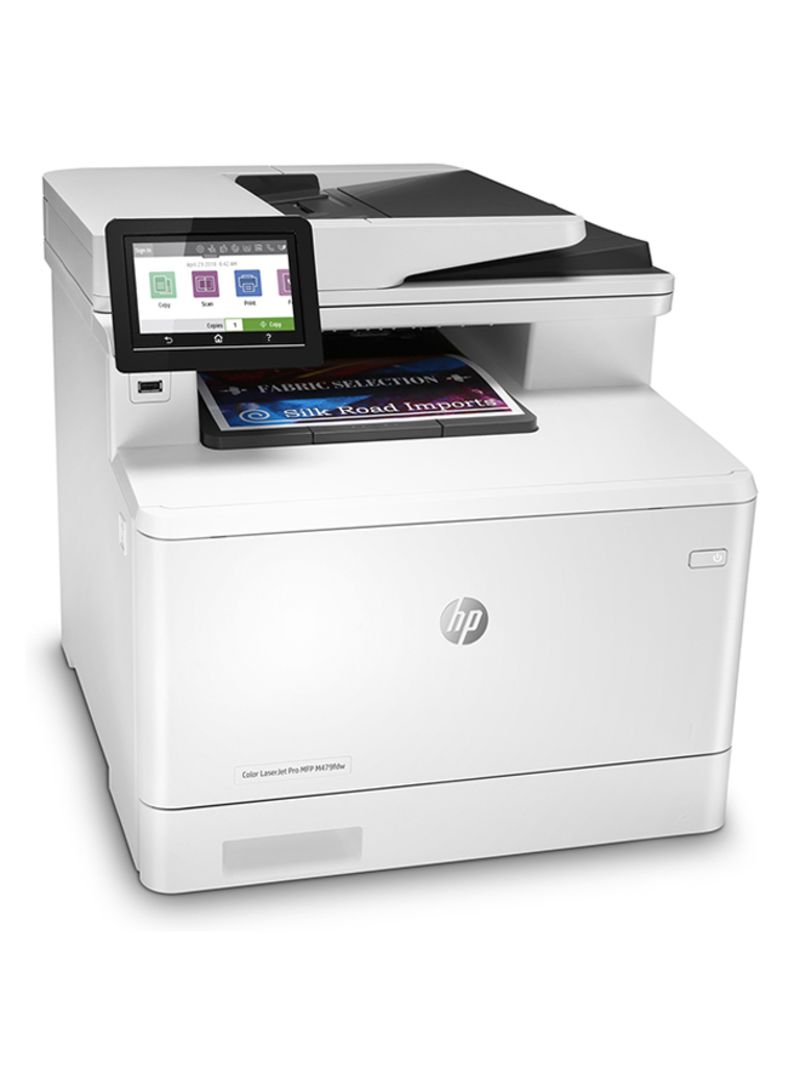 hp Color LaserJet Pro MFP M479fnw Multifunction Wireless Printer With Fax/Print/Copy/Scan/WiFi Function, W1A78A White