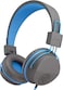 JBuddies Studio Kids Wired Headset 24 Hrs+ Battery Life Grey/Blue
