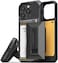 VRS Design Damda Glide Hybrid for iPhone 15 PRO case cover wallet [Semi Automatic] slider Credit card holder Slot [3-4 cards] &amp; Kickstand - Black Groove