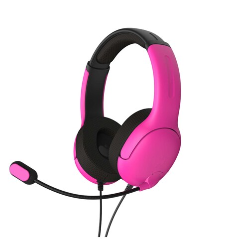 PDP Airlite Wired Over-Ear Stereo Gaming Headset For PlayStation 4 And PlayStation 5 Nebula Pink