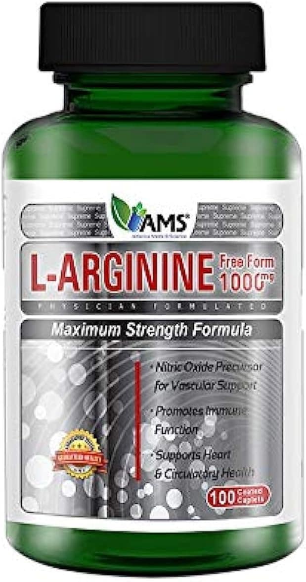 Buy AMS L-Arginine 1000mg 100 Caplets Online | Carrefour UAE