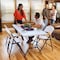 Lifetime, 6-Foot, Fold-In-Half Table, Rectangle, Residential, White Granite Colour, LFT-80333