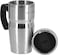 Royalford 480ml Travel Double Wall Mug, Coffee Mug Tumbler With Handle &amp; Compact Lid For Travel Friendly , Portable Inner Stainless Steel Wall Leak-Proof Lid BPA Free Reusable &amp; Hot/Cold Drinkware