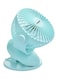 Sonashi 2-In-1 Desk And Clip Fan With 360&deg; Rotary Function SRF-104N Blue