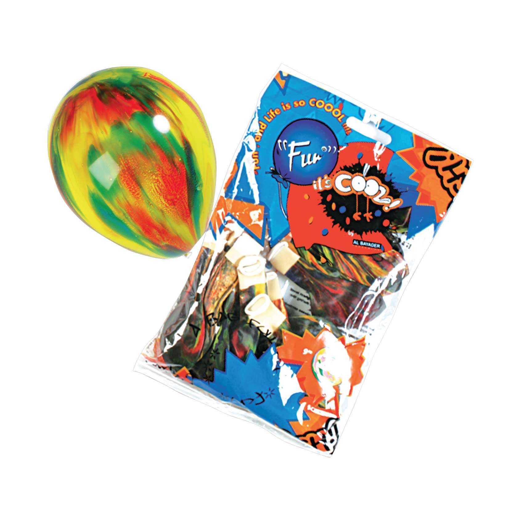Buy Fun Multi Colored Balloons 20Pcs Online | Carrefour Qatar