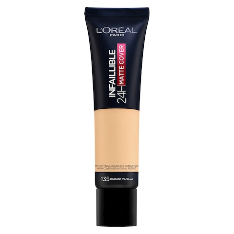 L&#39;Oreal Paris Infaillible 24H Matte Cover Foundation 135 Radiant Vanilla 30ml