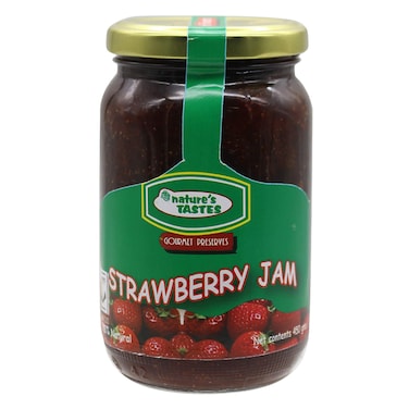 Natures Tastes Strawberry Jam 450g