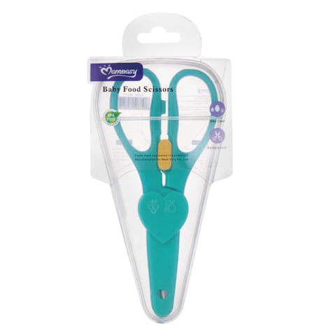 Momeasy 45351 Baby Food Scissors Blue