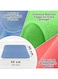 Marrkhor 8-Piece Microfiber Cleaning Cloth Set, Orange/Yellow/Green