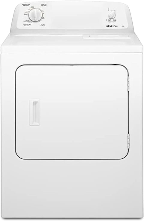 Maytag 7kg Front Load Air Vented Dryer With 2 Knobs, 4KMEDC410JW - 2 Years Manufacturer Warranty (Installation Not Included)