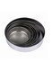 Generic 6-Piece Round Shaped Flour Strainer Silver